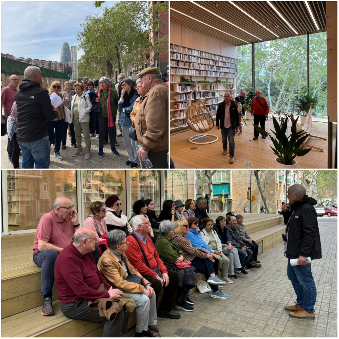 Aquest matí, l'#EAPEncants del #CAPMaragall ens hem avançat a la celebració del #DMAF2024 fent una caminada popular guiada per l'arquitecte urbanista Gabriel Mediana, pel barri del Clot-Camp de l'Arpa fins arribar a la Biblioteca García Márquez, premi FAD 2023 #salutcomunitària