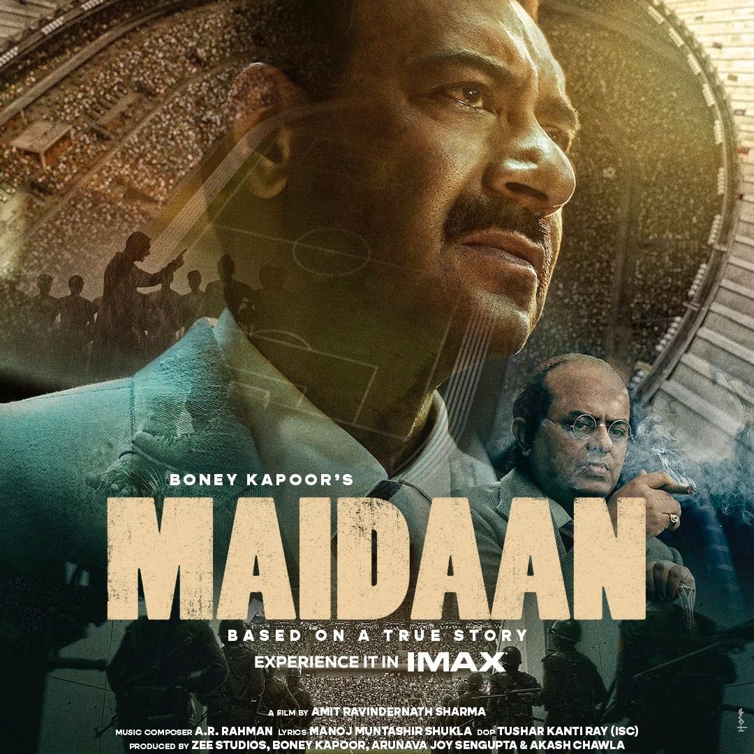 CineHub (@its_cinehub) on Twitter photo The Early Reviews of #AjayDevgn 's #Maidaan from Dubai Premier are nothing short of Historic 🙏💯🔥
Career's best performance by <a href="/ajaydevgn/">Ajay Devgn</a> 😦 The Early Reviews of #AjayDevgn 's #Maidaan from Dubai Premier are nothing short of Historic 🙏💯🔥
Career's best performance by <a href="/ajaydevgn/">Ajay Devgn</a> 😦