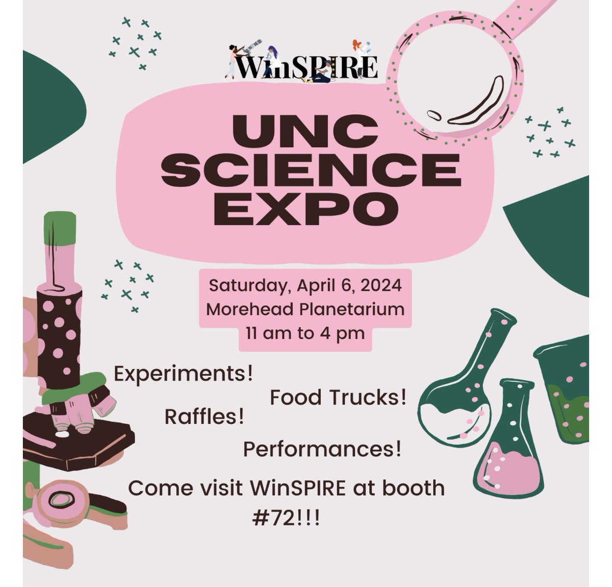 Come stop by booth #72 this Saturday at Science Expo!