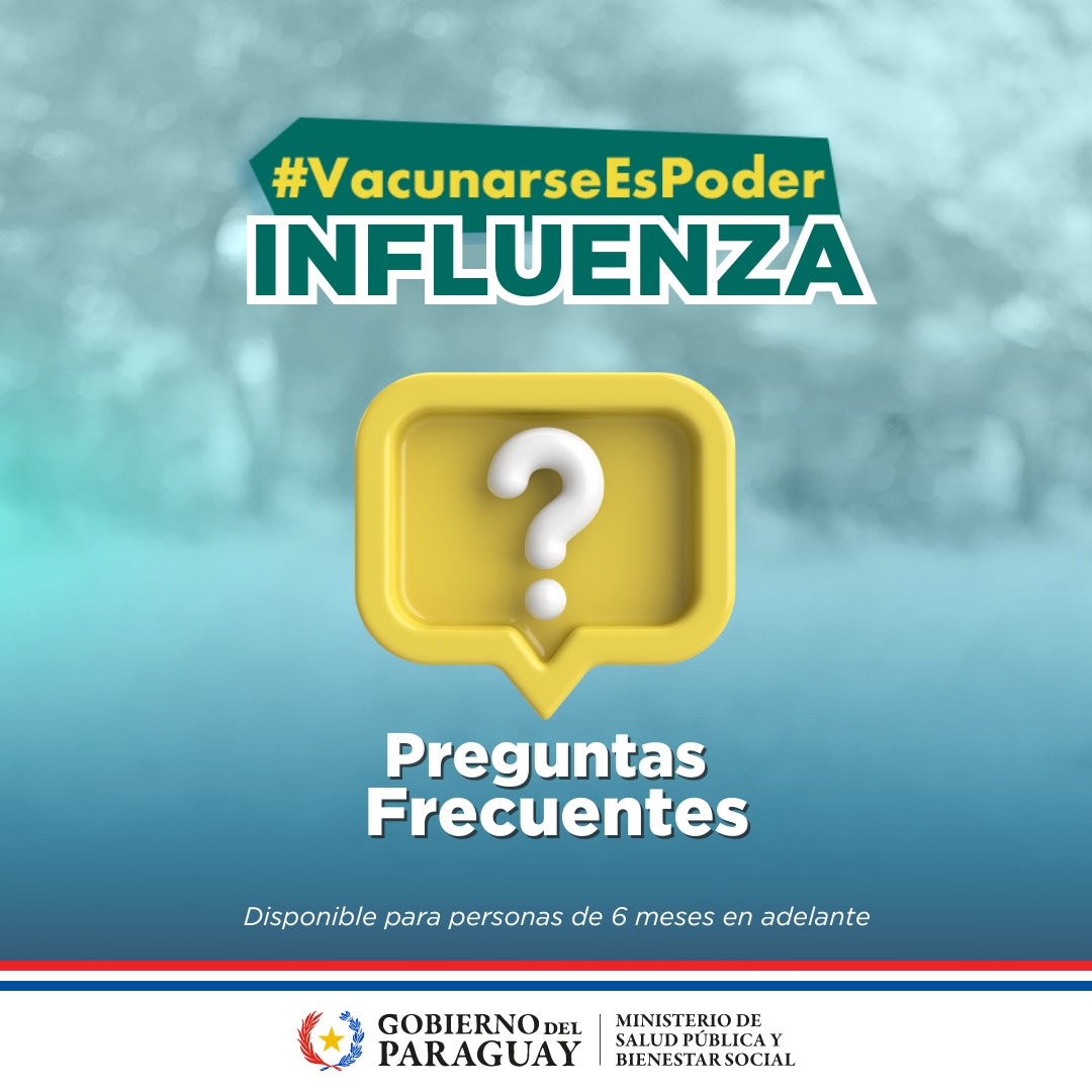 🤔 Preguntas sobre la vacuna contra la influenza?

Accedé ahora mismo a toda la información que necesitás para tomar la mejor decisión para tu salud y la de tu comunidad

💉 La vacuna es gratuita y ya están disponibles!

 goo.su/4jSUI