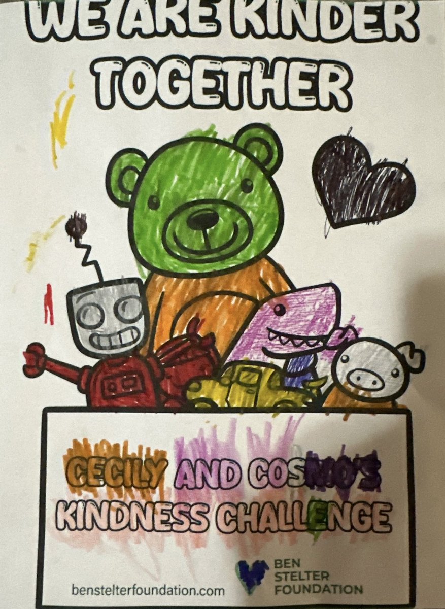 Congratulations, Kingsley! We have our first winner of our colouring contest! Thank you to everyone that entered the contest, we will keep your colourings for our next draw. You can colour the page in the back of your book! Books can be bought at benstelterfoundation.myshopify.com