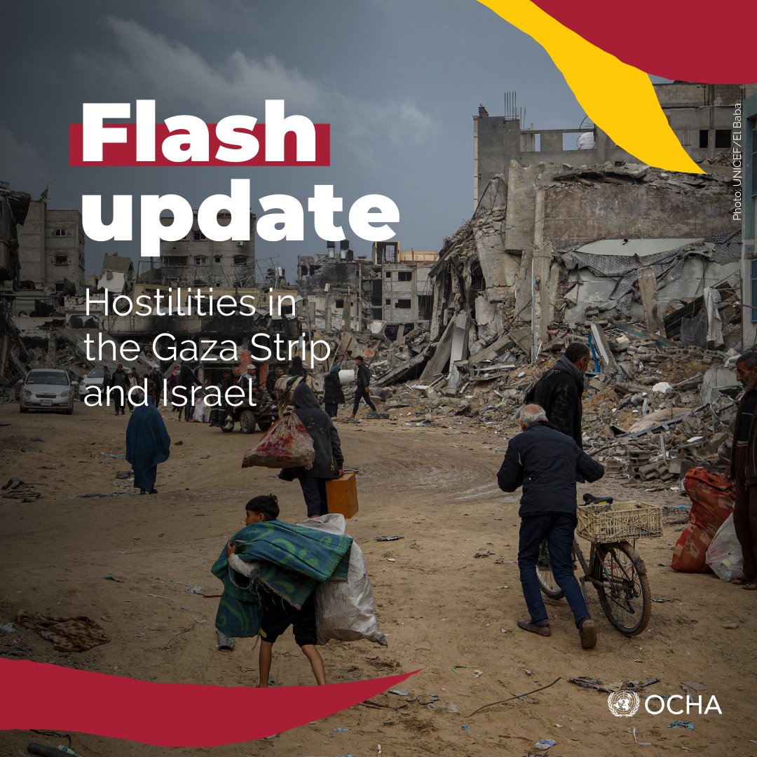 As of 1 April, 28 children have died of malnutrition and dehydration, according to the Ministry of Health in #Gaza. In the north, the Nutrition Cluster estimates that more than 50,000 children under five are acutely malnourished. Full report: ochaopt.org/content/hostil…