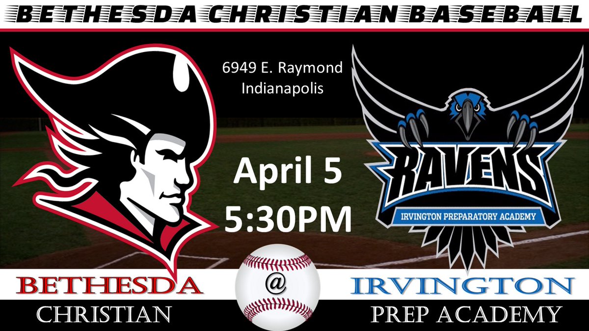 BCS_Baseball's tweet photo. 🚨OPENING DAY!🚨
@IrvingtonPrep 
⏰️5:30pm First Pitch
📍6949 E Raymond St. https://t.co/rDtYslwuNo