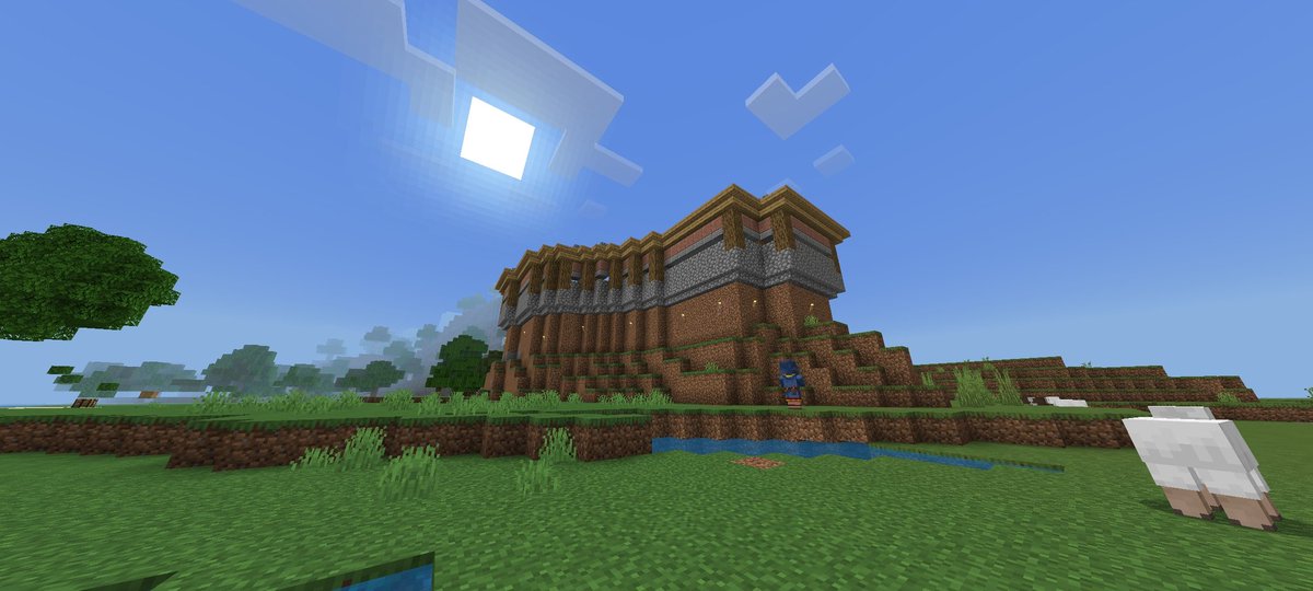 raihangmr's tweet photo. @Minecraft The first buildings I made while trying Hardcore Survival in Minecraft Bedrock for first time 😅 https://t.co/PggAyKssFh