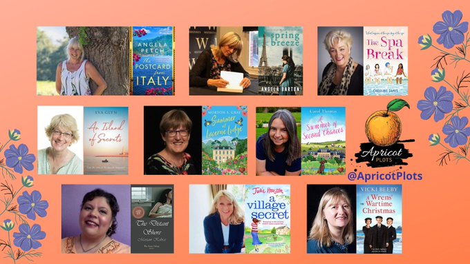 Welcome to @ApricotPlots where authors @angebarton @Angela_Petch @CarolineJames12 @JaneCable @MortonSGray @carol_thomas2 @Mariam_Kobras @JulieHouston2 and @VickiBeeby share book news, writing chat, competitions and more! #amreading #books #amwritingromance #fiction #BookTwitter