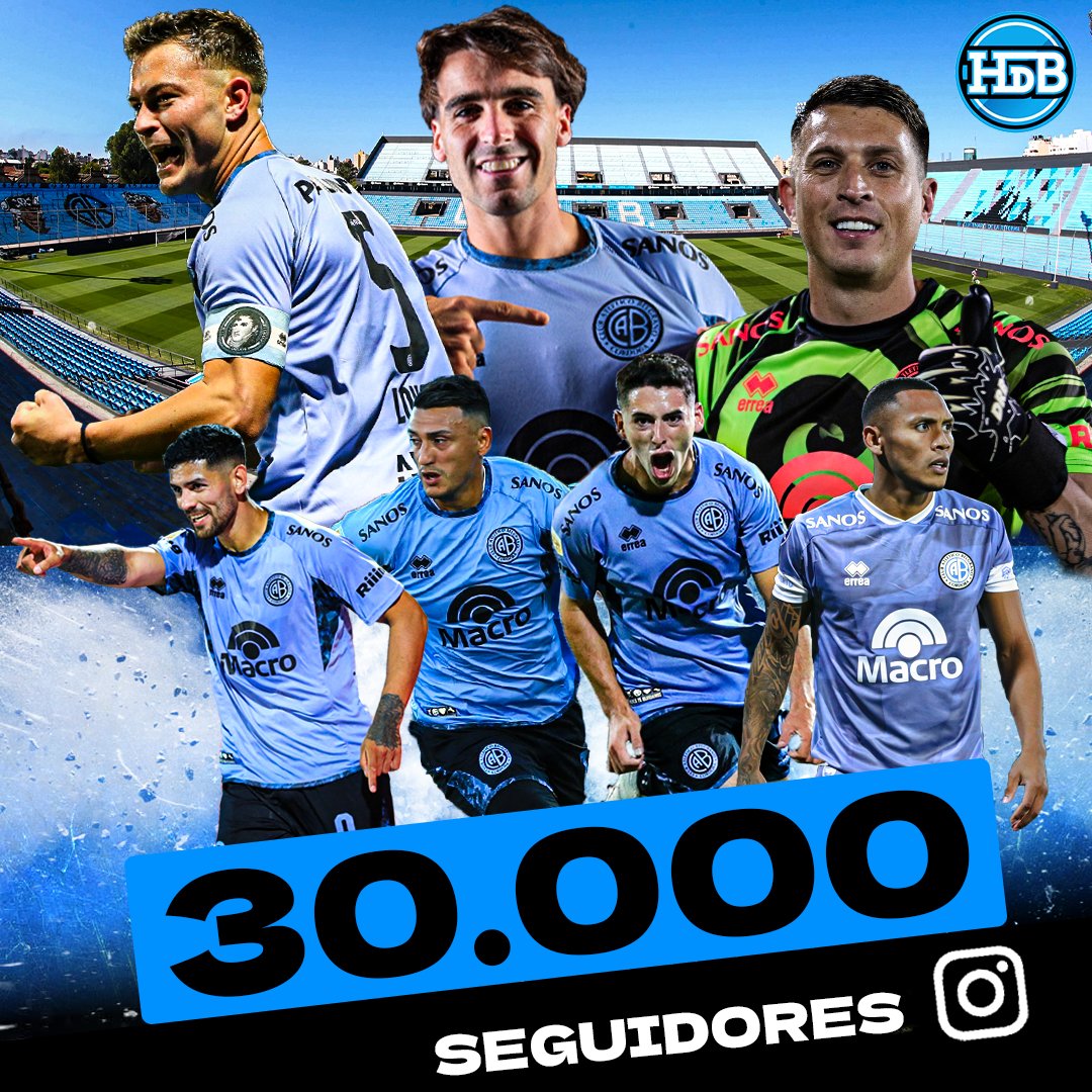 hdeBelgrano's tweet photo. #Belgrano | GRACIAS POR EL AGUANTE PIRATAS

🥹🏴‍☠️ Llegamos a los 30.000 seguidores en Instagram. Muchas gracias por estar siempre al pie del cañón, queridos piratas. 

💪💙 Hacemos un esfuerzo inalcanzable para llevarles toda la información del más convocante del interior, en cada uno de sus ámbitos. 

🔥🔜 Por haber llegado a esta cifra, se viene un gran sorteo, que lo estaremos llevando a cabo en los próximos días.

📲 Estate atento a las redes de @hdeBelgrano para poder seguir los pasos y poder participar!!

🙌 Gracias a todos por bancar y vamos por más!!