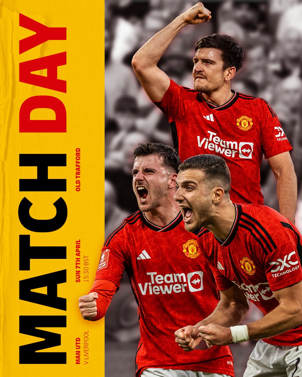 🗓 TODAY ⚽️ @ManUtd v Liverpool 🏟 Old Trafford ⏰ 15:30 BST 🏆@premierleague #MUFC