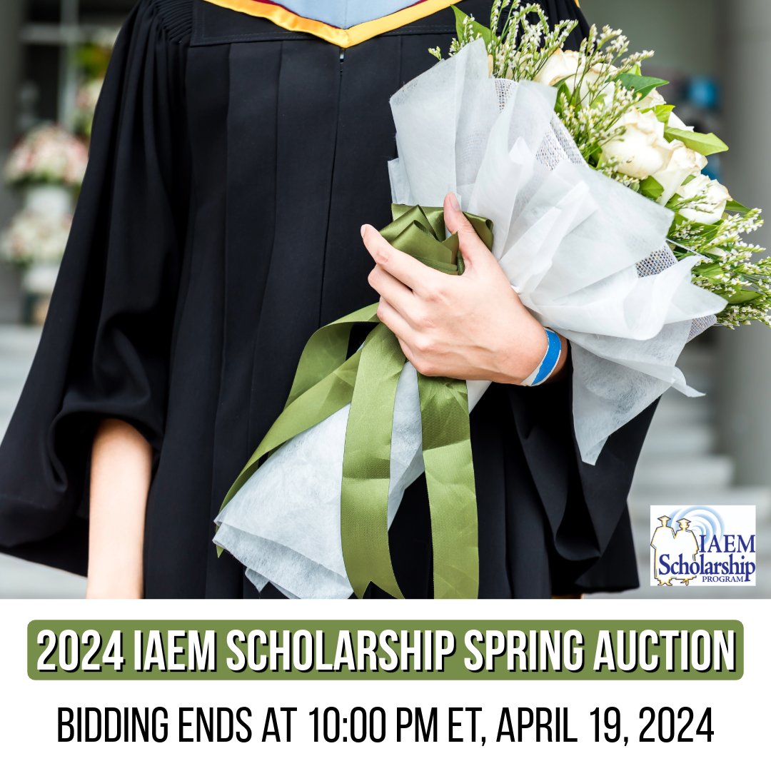 Spend time this weekend 'shopping' the IAEM Spring Scholarship Auction! Treat yourself and help deserving students. Bid here: loom.ly/wEH0AIk