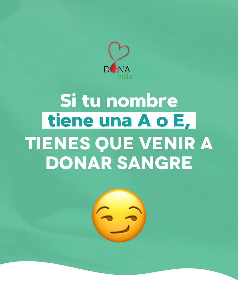 ¿Conoces a alguien cuyo nombre empieza con A o E? ¡Este post es para ellos! 😊

Etiquétalos o compártelo para recordarles que es el momento perfecto para hacer una diferencia 🩸

📍 Vía España Frente a la Casa Matriz de la Caja de Ahorros
📍 Santiago de Veraguas, edificio ANCEC