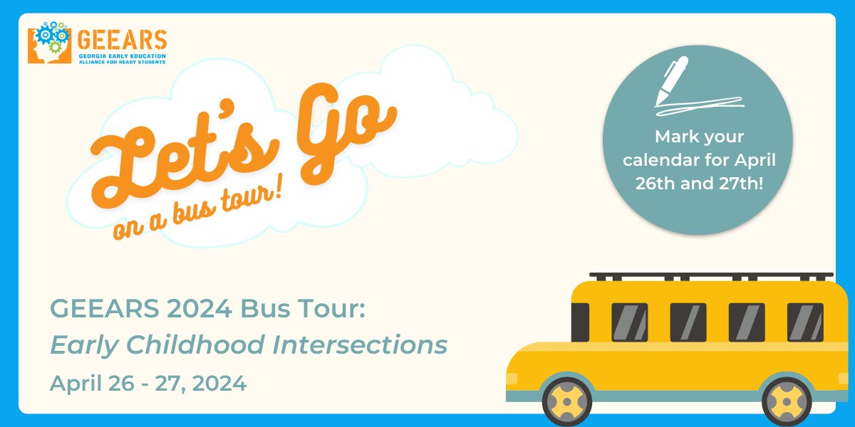 EVENT ALERT: To optimally serve their students, early educators need an ecosystem of supports. We’ll learn all about these “Early Childhood Intersections” on the GEEARS 2024 Bus Tour, April 26th – 27th. Click here to register: geears.org/geearsbustour