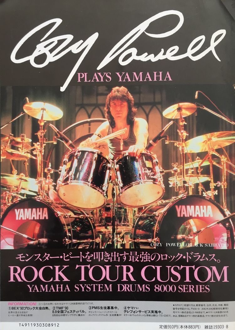 On this day in 1998, legendary drummer Cozy Powell is killed in a car crash near Bristol, England at the age of 50.