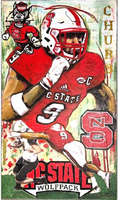 This month @astronaut will be inducted into the @PackFootball HOF! 🐺🙌🏽 To celebrate this historic moment, we’re auctioning an art piece gifted to @astronaut when he was selected in the 2018 NFL Draft. All proceeds will be donated to the Boys & Girls Clubs serving Wake County.