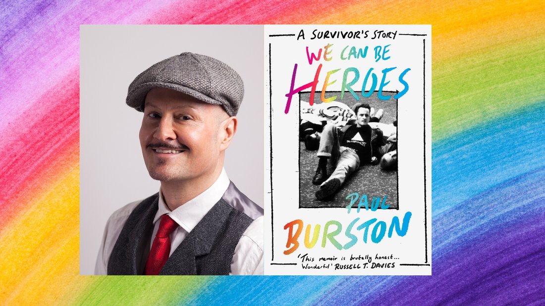 WE CAN BE HEROES: A Survivor's Story 

Come down to the library after hours on #WorldBookNight 23/4/24 for an evening with Paul Burston. 

7pm, tickets £5 each.

 <a href="/PaulBurston/">Paul Burston</a>