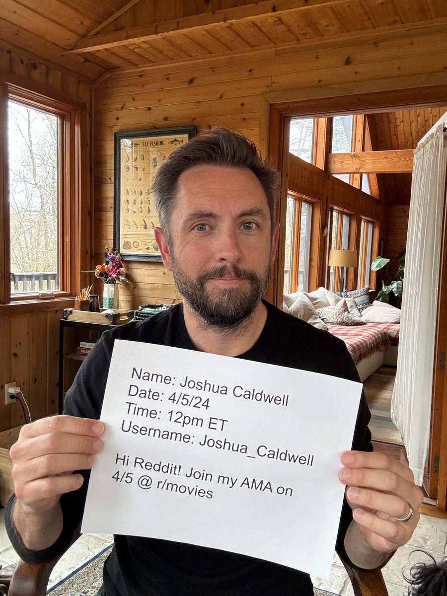 Join my AMA now! reddit.com/r/movies/comme…