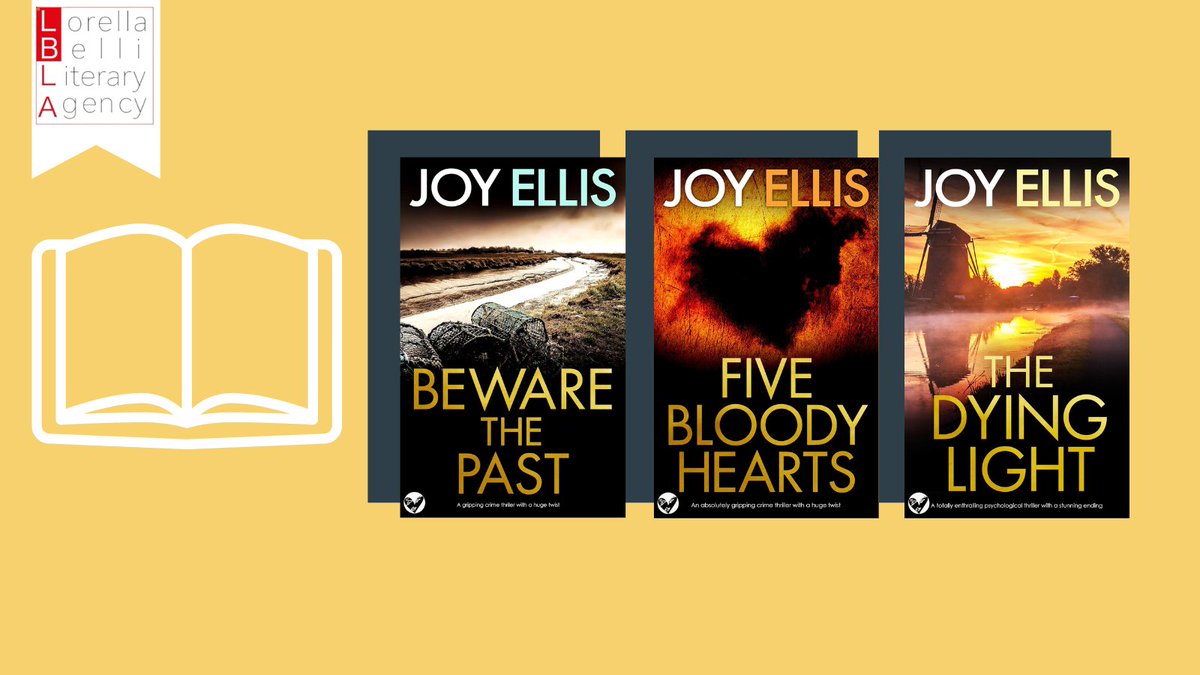 Congratulations, @JoyEllisBooks! 🥳 Large print rights to #BewareThePast, #FiveBloodyHearts & #TheDyingLight, books 1-3 in the bestselling DCI Matt Ballard #crime series, have been sold to @WFHowes 🔖📚