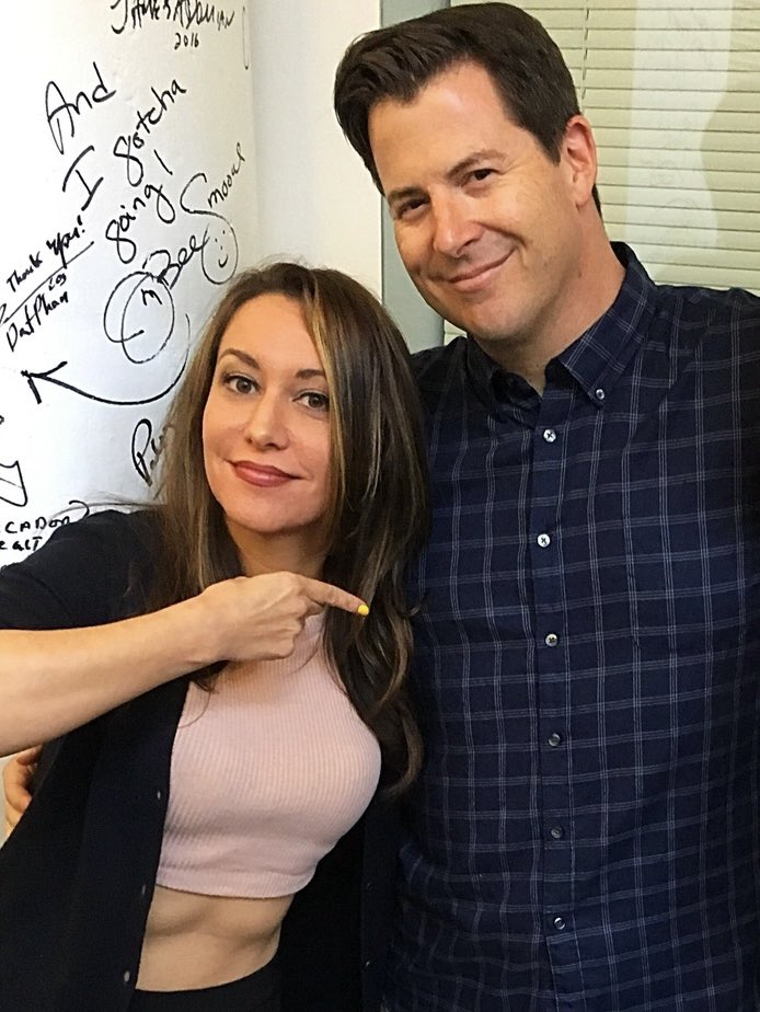 The hilarious @RachelFeinstein joins me on my show again today at 10:12am. @punchlinesf