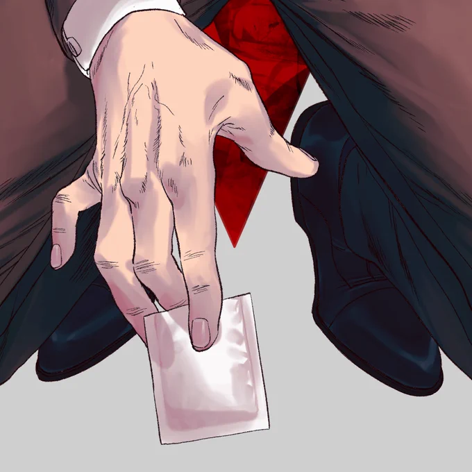 薬の袋見て じょうずに描けた 