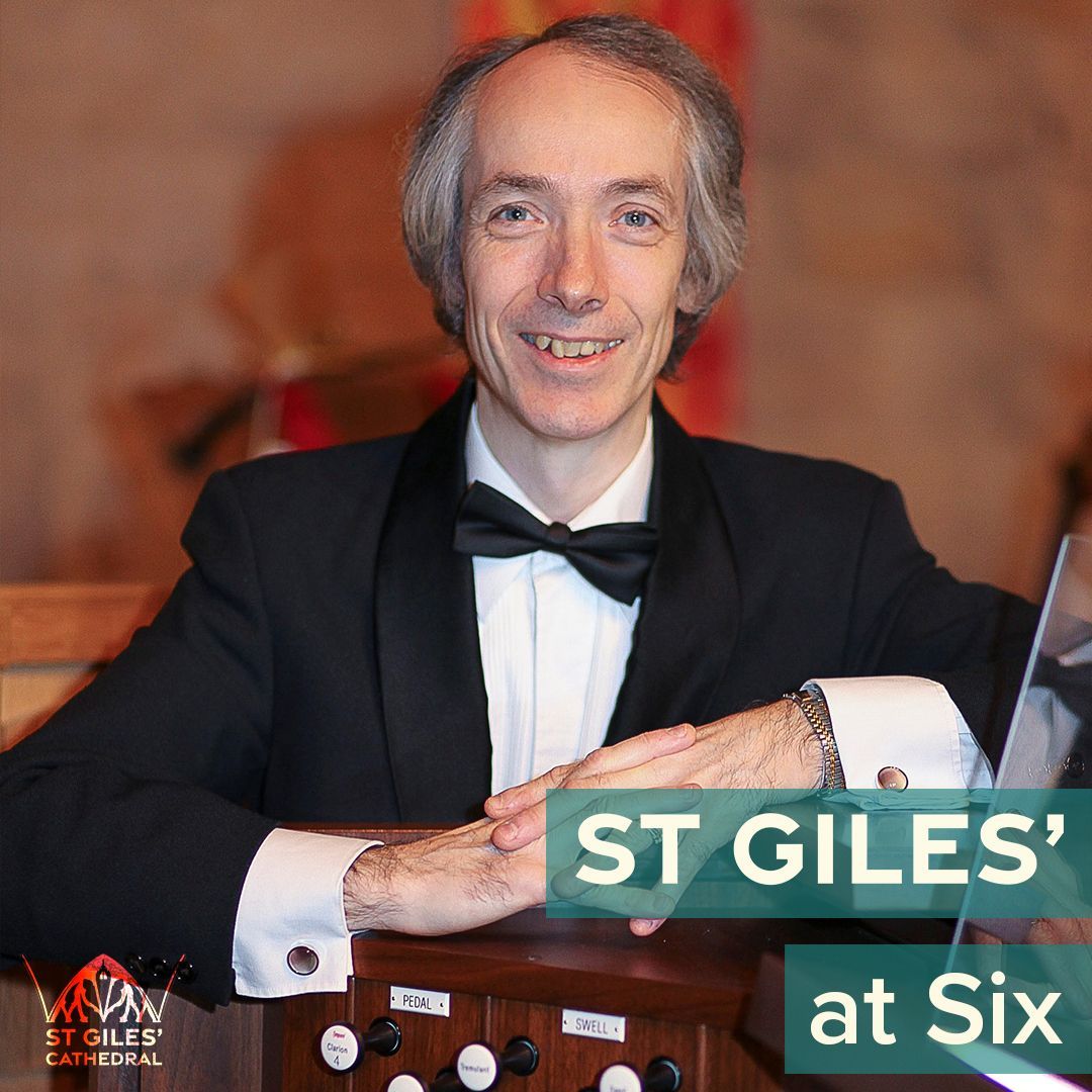 Join us this week at St Giles' at Six, where we will be joined by Simon Bertram performing organ pieces, including works by Marchand, Tabakova, and Franck. Entry is free, with an optional donation. To book, go buff.ly/43G2JUJ