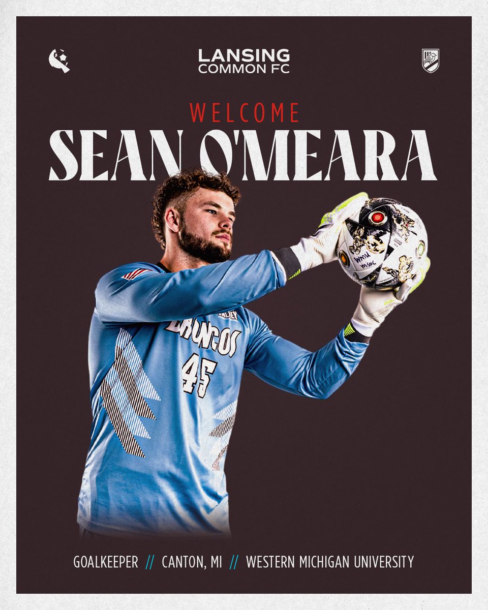 Closing out the week with more roster news. Excited to welcome @WMUMensSoccer GK Sean O'Meara!