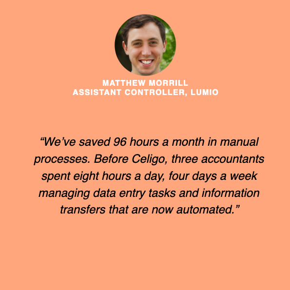 On this #FinanceFriday we bring you CPA turned Integrator, Matthew Morrill. Learn how Lumio uses Celigo to establish efficient accounting processes across its newly acquired companies. 👇 bit.ly/43PEaog