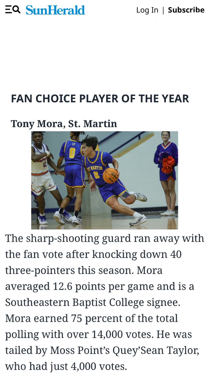 Tony Mora (@tonymora24) on Twitter photo Honored! The best is yet to come. π
<a href="/1GenoWhite/">Coach Geno White</a>
<a href="/StMartinHighSc1/">St. Martin High School</a>
<a href="/SBCathletics_/">Southeastern Baptist College Athletics</a> Honored! The best is yet to come. π
<a href="/1GenoWhite/">Coach Geno White</a>
<a href="/StMartinHighSc1/">St. Martin High School</a>
<a href="/SBCathletics_/">Southeastern Baptist College Athletics</a>