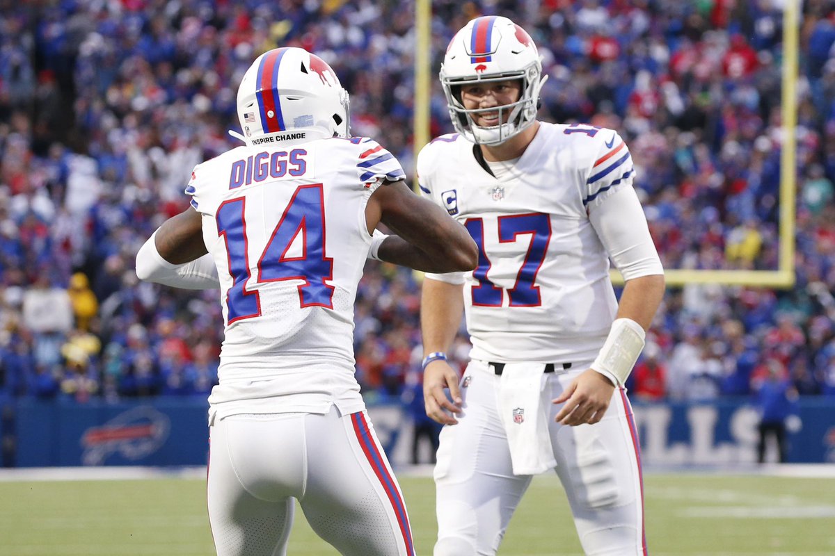 MLFootball (@_mlfootball) on Twitter photo 🚨🚨🚨BOMBSHELL REPORT🚨🚨🚨
Josh Allen WENT OFF on Stefon Diggs in the locker room after their week one loss after Diggs complained to Allen.
“IT IS ONE F*CKING GAME,” Allen told Diggs.
(Via <a href="/TheAthletic/">The Athletic</a>) 🚨🚨🚨BOMBSHELL REPORT🚨🚨🚨
Josh Allen WENT OFF on Stefon Diggs in the locker room after their week one loss after Diggs complained to Allen.
“IT IS ONE F*CKING GAME,” Allen told Diggs.
(Via <a href="/TheAthletic/">The Athletic</a>)