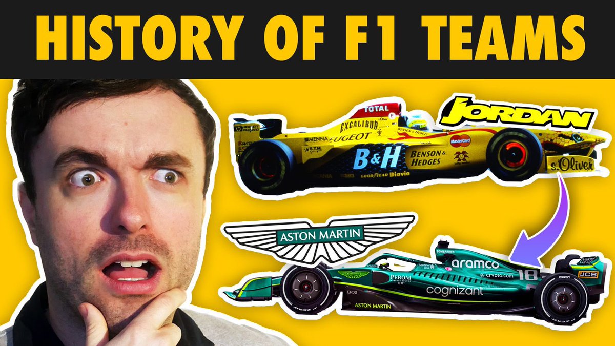 NEW WHEEL KNOWLEDGE VIDEO 👀 The Evolution of F1 Teams (1950-2024) 🎥 youtu.be/mXti9AnJeI0