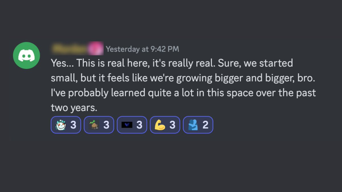 PLAYA3ULL_GAMES's tweet photo. Our 3ULL community keeps growing every day! π₯ Thank you for your trust in us, because everything we offer is real, and there's so much more to come! π Join our Discord channel for updates: https://t.co/eMIftDR6EV
#3ULLCommunity #CryptoGaming https://t.co/n0oBLKaCrr