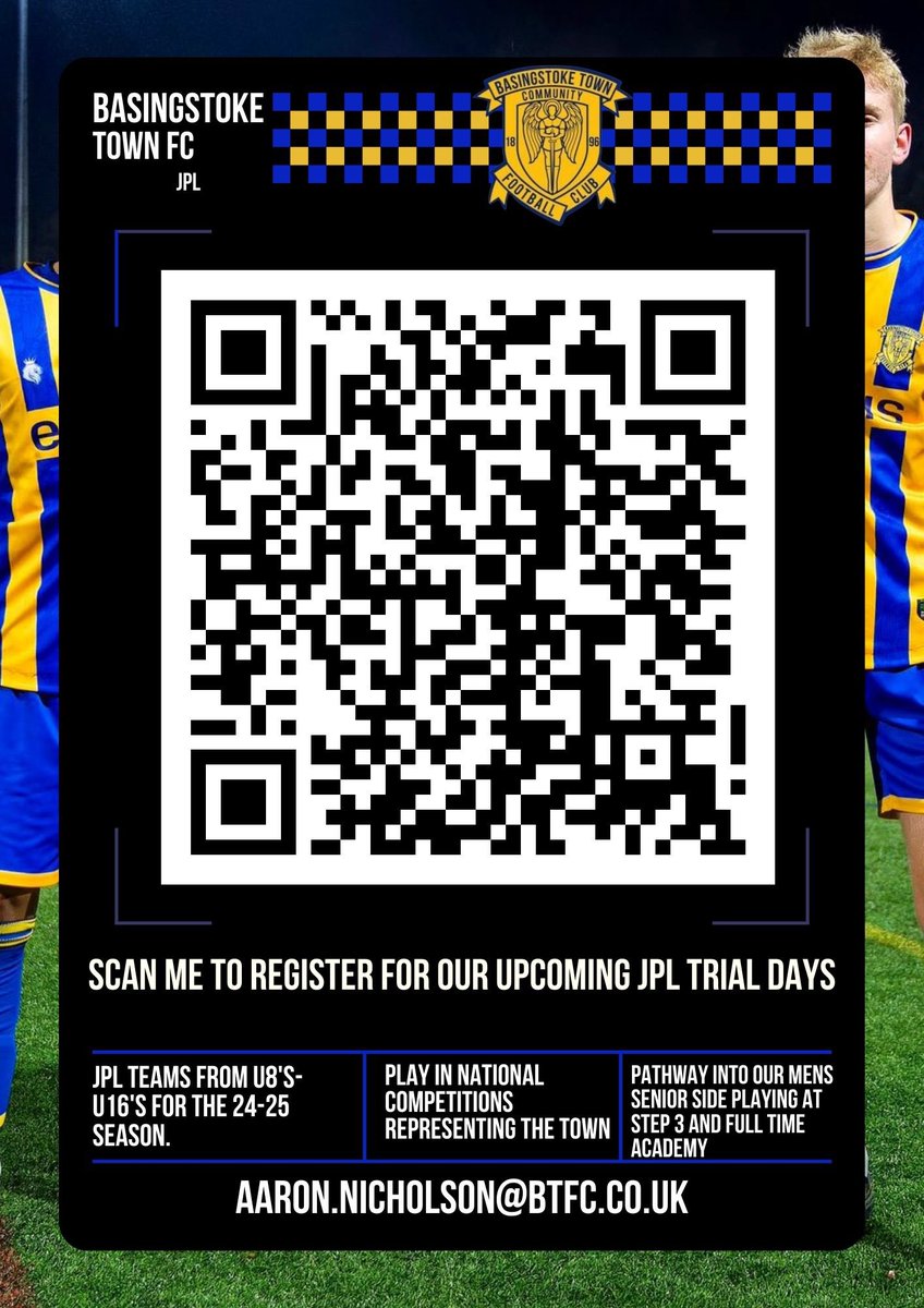 200! That’s right 200 of you have now signed up to our upcoming trials. That’s a fantastic turnout for what will be another great evening of football. Get in quick if you’d like to be involved. 💙💛⚽️