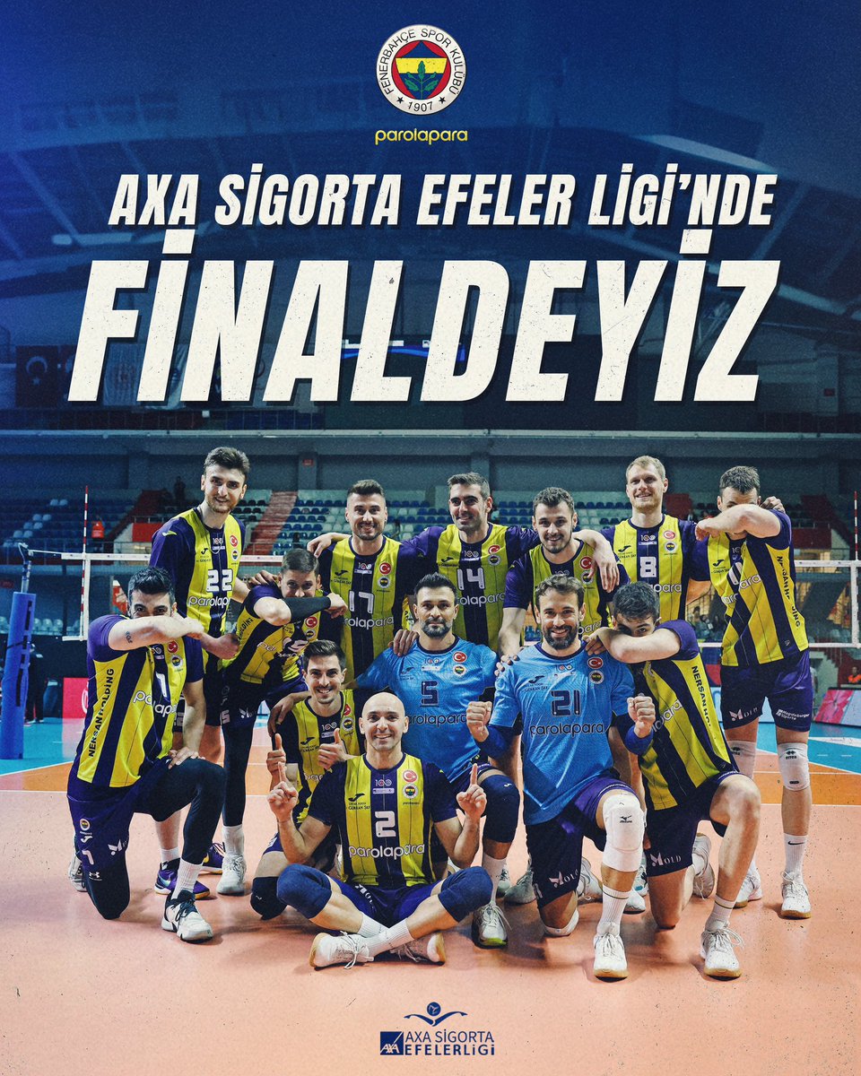 MAÇ SONUCU : Ziraat Bankkart : 2 - Fenerbahçe : 3 

AXA Sigorta Efeler Ligi’nde 𝐅𝐢𝐧𝐚𝐥𝐝𝐞𝐲𝐢𝐳! 💛💙

1️⃣. Set 22-25
2️⃣. Set 21-25
3️⃣. Set 25-20
4️⃣. Set 25-14
5️⃣. Set 13-15

#FileninEfeleri