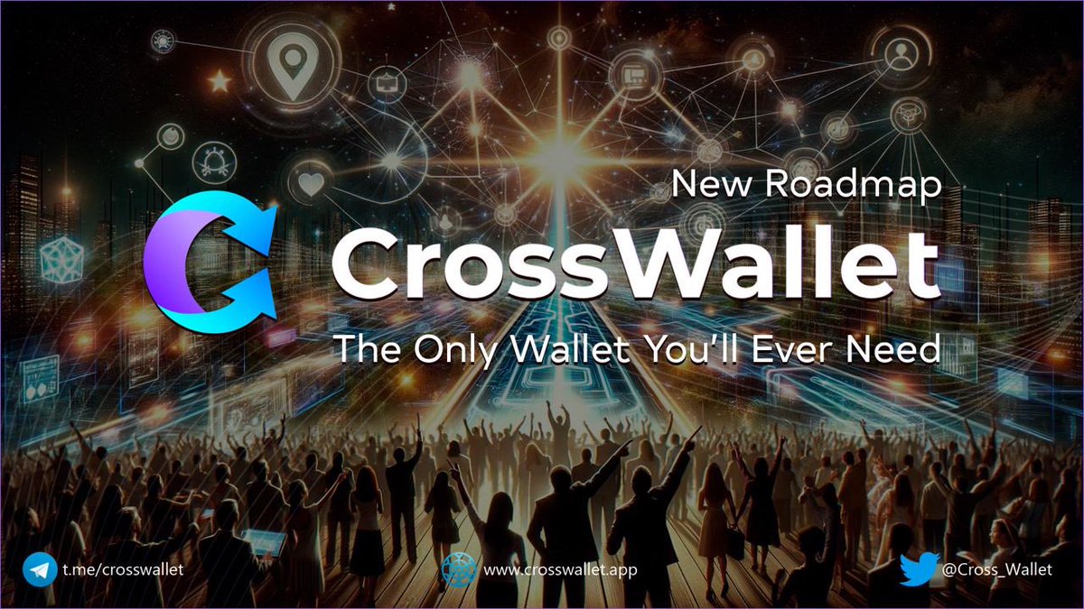 CrossWallet (@cross_wallet) on Twitter photo π CrossWallet's roadmap has evolved. We're enhancing features and adding networks to better serve our community.
π View our plans for a forward-thinking crypto experience.
#CrossWallet #Crypto π CrossWallet's roadmap has evolved. We're enhancing features and adding networks to better serve our community.
π View our plans for a forward-thinking crypto experience.
#CrossWallet #Crypto
