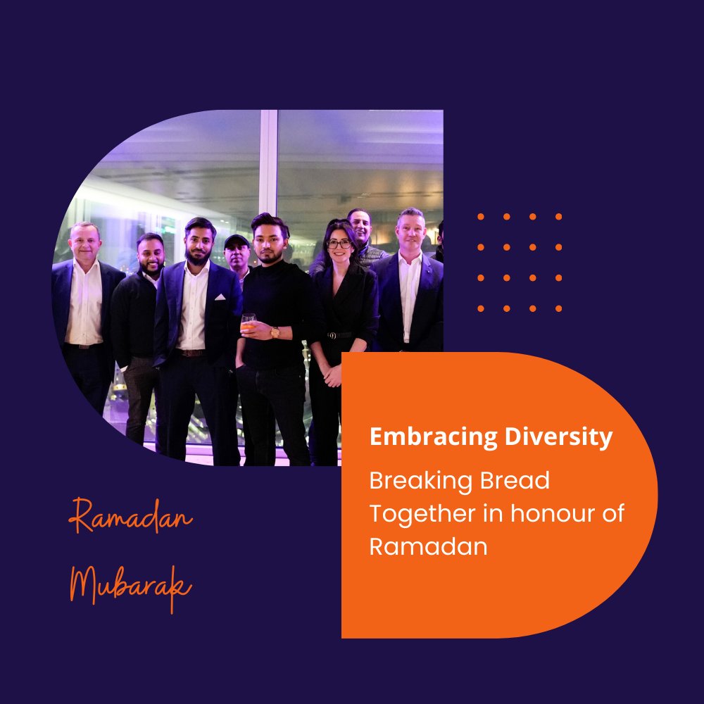 Hosted a special Ramadan event at 8 Bishopsgate with our client, bringing colleagues & clients together to break fast and build community. 🤝 A celebration of diversity and tradition, breaking barriers as well as bread. Here's to more meaningful occasions. #ramadanmubarak