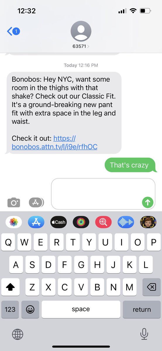 New York: *experiences an earthquake* Bonobos SMS marketing team: