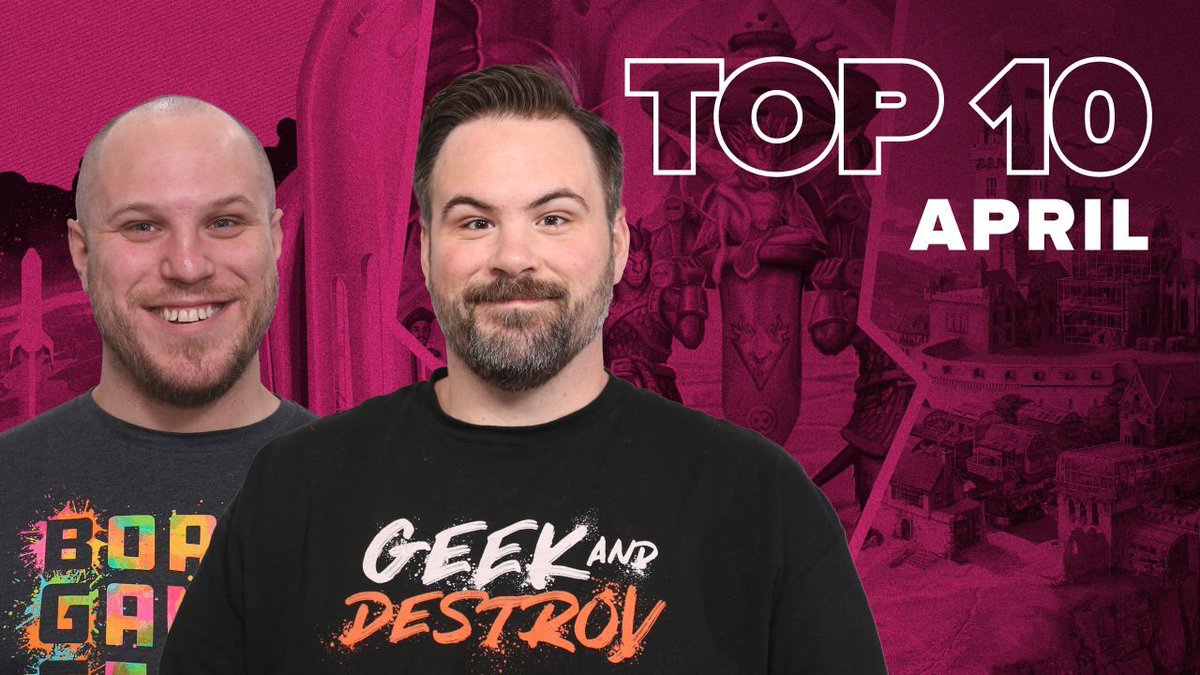 Check out our latest The Best of BoardGameGeek - Top 10 Hottest Board Games: April 2024, with our hosts the Brothers Murph. This month's show covers the exciting stuff that has been happening on BGG in the last month plus some other fun stuff! youtube.com/watch?v=fZnUst…