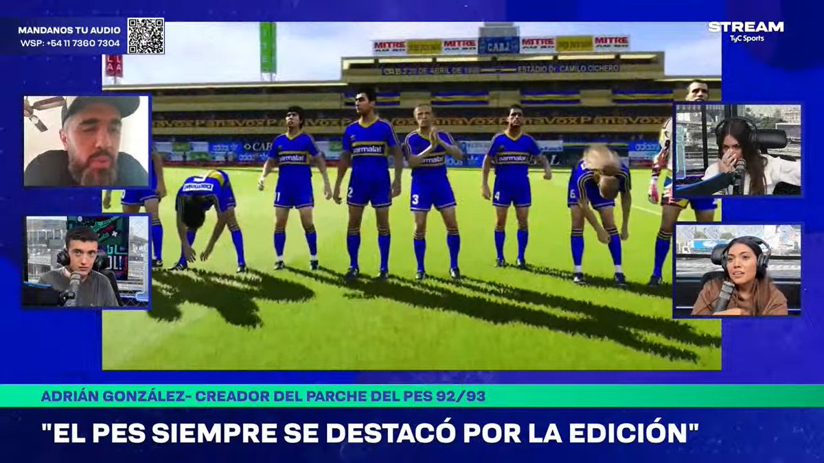 Que impresionante, hoy la comunidad esta feliz 👏 Es por aca @TyCSports mostrando todo esto!!