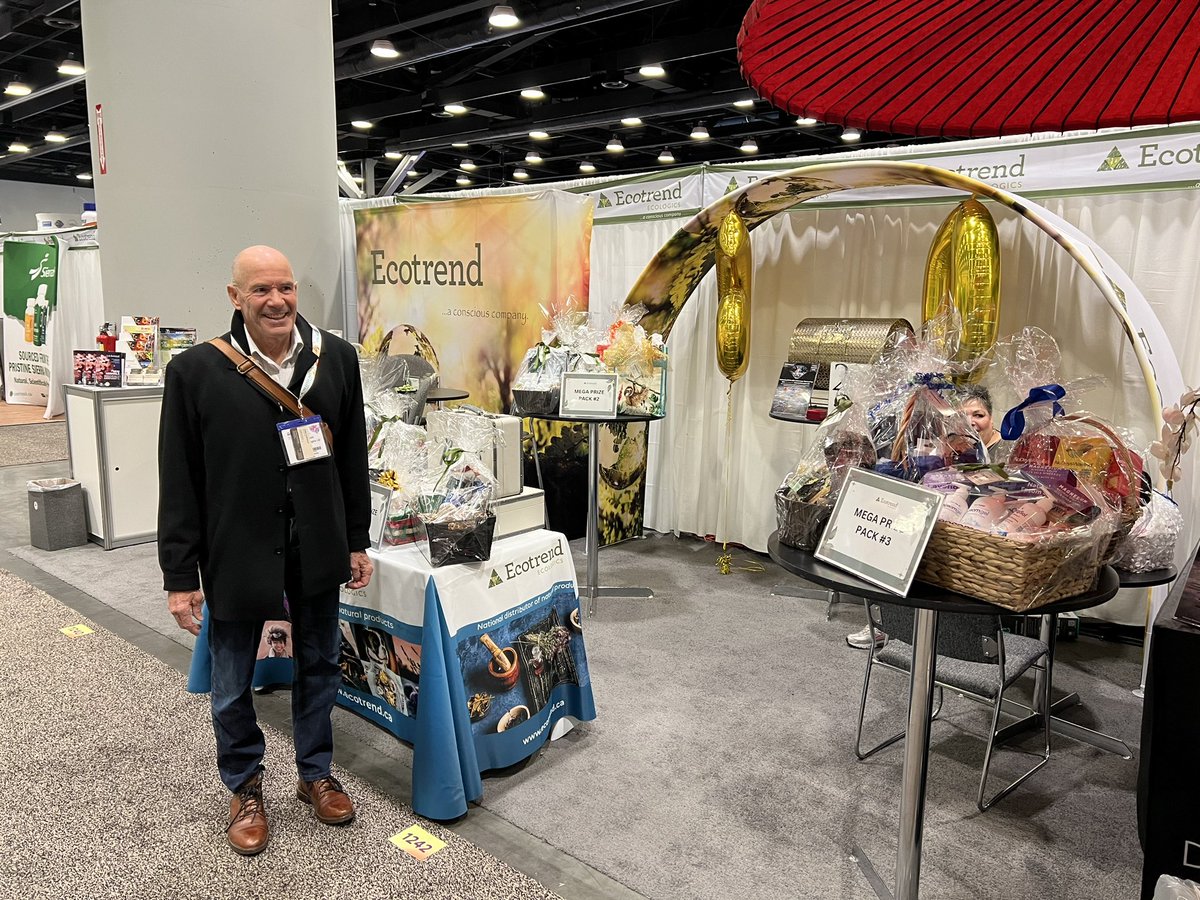 Hi <a href="/CAhealthfood/">Canadian Health Food Association (CHFA)</a> NOW Vancouver, it’s a beautiful day outside and a great day inside. Please visit us at booth #1234 and retailers get you show order in by noon to enter the Ecotrend 1 karat draw and many other great prizes!
