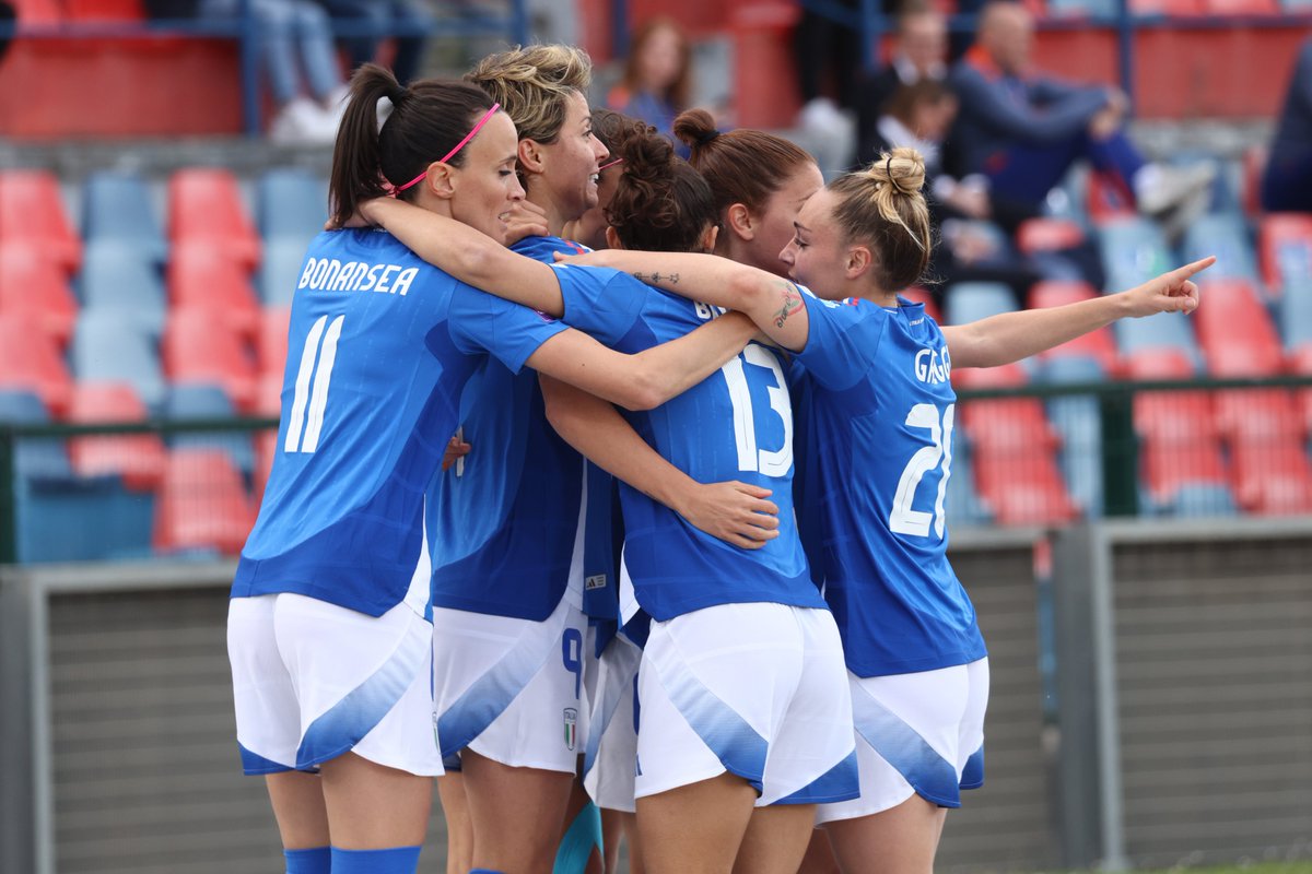 Our first in #WEURO2025 qualifying 🔥

#ITANED #Azzurre #LeAzzurreSiamoNoi