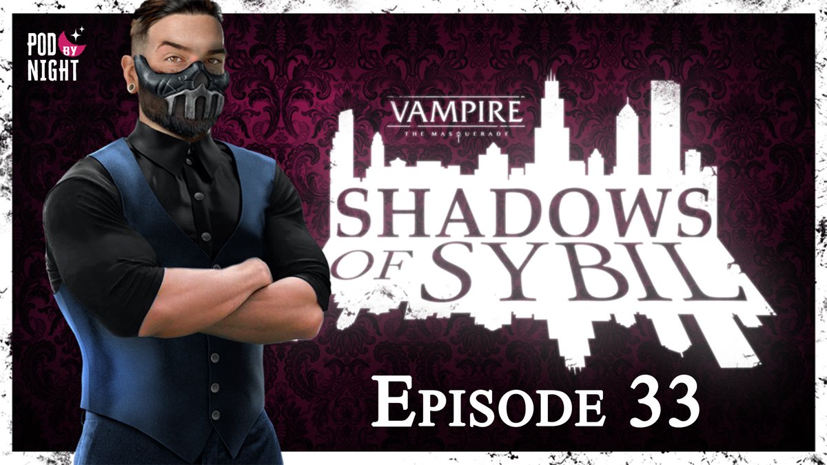 🩸🖤@PodByNight bringing you another episode of your favorite epic VTM series, Shadows of Sybil! 👀Watch now! youtu.be/8wm1KHUbNNM 'Lost Shadows' Starring: ⭐ @MathasGames ⭐ @Miss_Magitek ⭐ @little_red_dot ⭐ @BubTalks