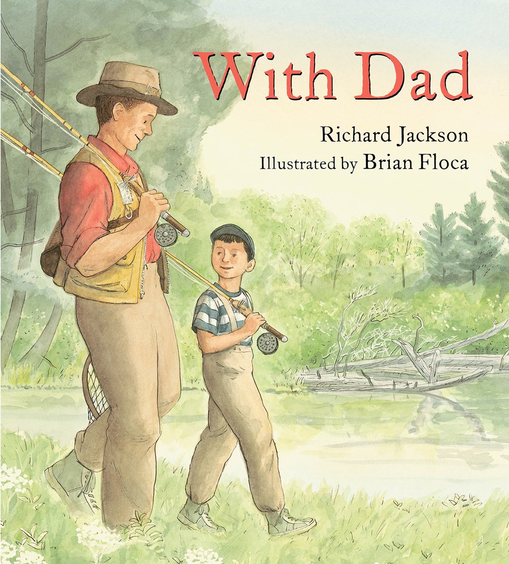 HornBook's tweet photo. WITH DAD (@NealPorterBooks/@HolidayHouseBks) by Richard Jackson; illus. by @BrianFloca will receive a starred review in the May/June #HornBookMagazine. Congratulations! #HBMag #HBStars #PictureBooks https://t.co/RUxB0cwMZJ https://t.co/XRBY9tU25h
