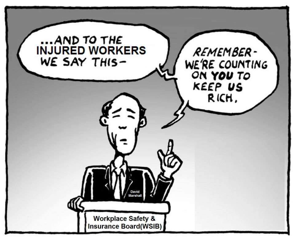 Addressing @WSIB #WSIB #WCB  #WorkSafe: It's time to remember your commitment to injured workers‼️They're counting on you for Fair Treatment, not to keep others rich.
 Let's uphold The Meredith Principles ✊
✊Justice & Support for all ✊🤝