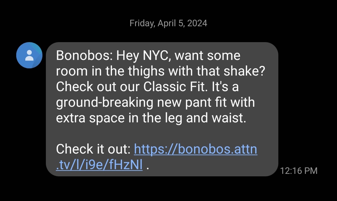 No chill from our friends over there @Bonobos! Timely tho...I'll give 'em that. 🤣