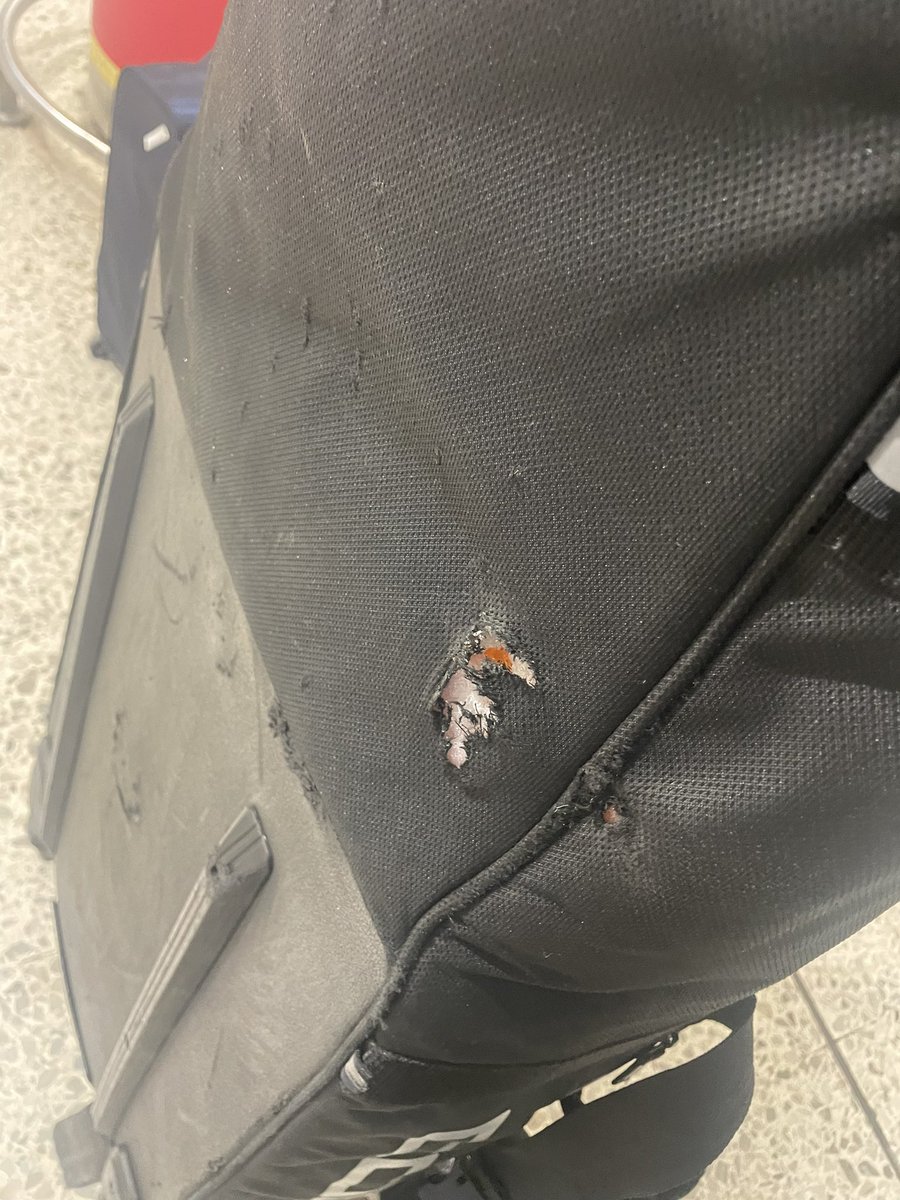 liamlggrehan's tweet photo. Dissapointing from @Ryanair @askryanair 

I reported the damage at arrivals in the airport and have been strung along as they gave me the incorrect forms. I’ve been intouch with countless emails &amp; calls with no help at all from there customer services. https://t.co/w1N5oGCENS