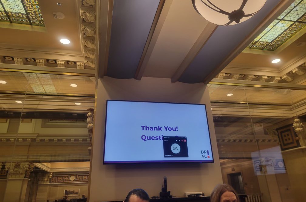 DiabetesPAC's tweet photo. DPAC Champion Kim Koleber presented to the Oklahoma Diabetes Caucus on the importance of lowering patients’ prescription costs through PBM rebate reform. Thank you for your advocacy, Kim - we couldn’t do this important work without you! https://t.co/wTPeBjnzJf