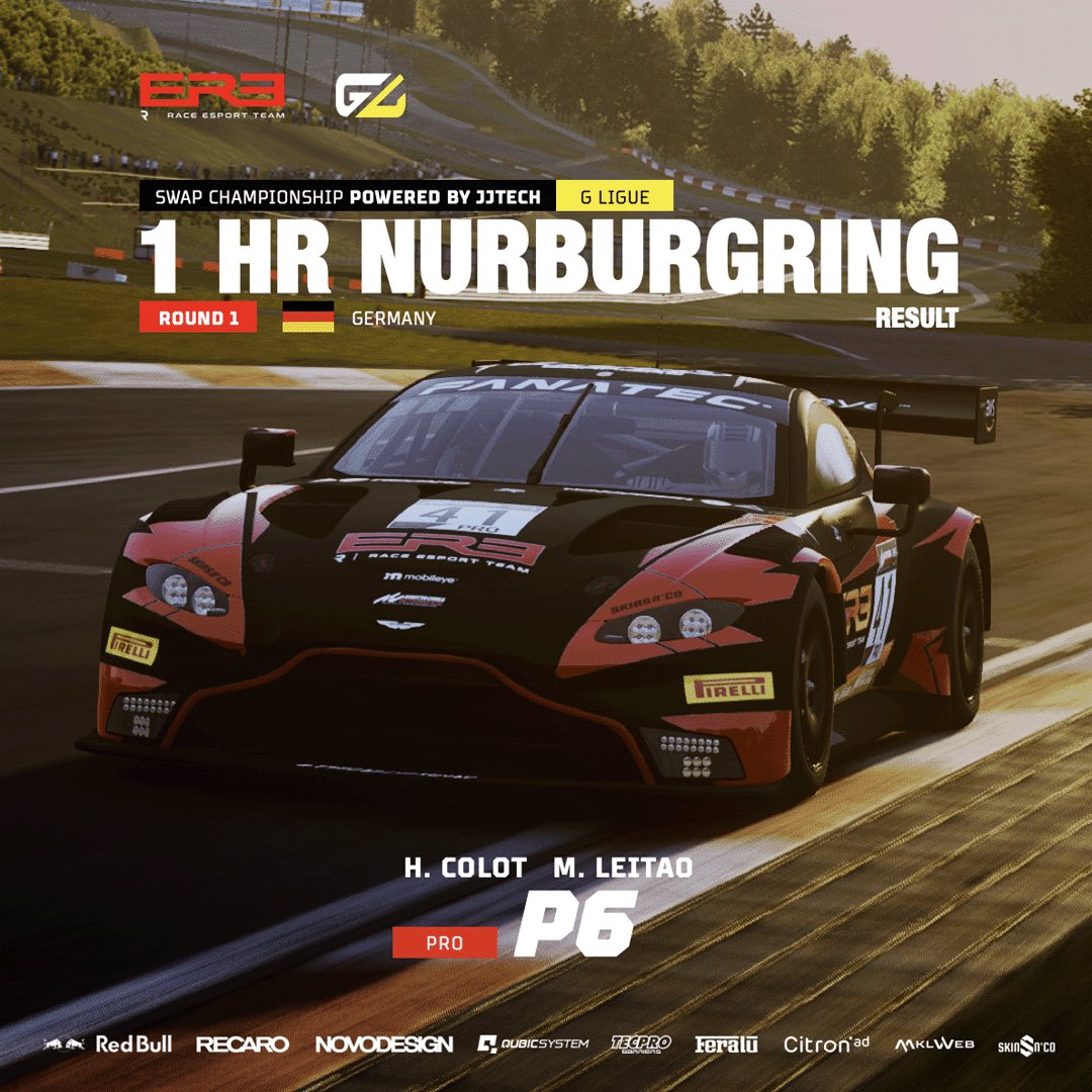 raceesportteam's tweet photo. [RESULTAT]

➡️ Swap Cup by @GLigue_ 🏎️

Belle entrée en matière pour l’AMG de la Blue Squad Community avec une belle P2 Silver 💪🏻

Première plus difficile pour l’AMR ERE | RACE après des contacts au départ, le championnat est long, prêt pour la manche suivante 👊🏻

#ForzaBlueSquad https://t.co/GSLZ2oCLYJ
