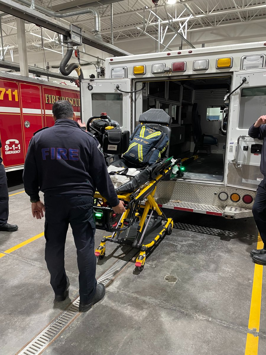 Thank you to <a href="/simcoecountyPS/">COSParamedic Service</a> for the recent training sessions with our firefighters on ambulance familiarization and the many ways we can assist Paramedics during medical emergency calls.