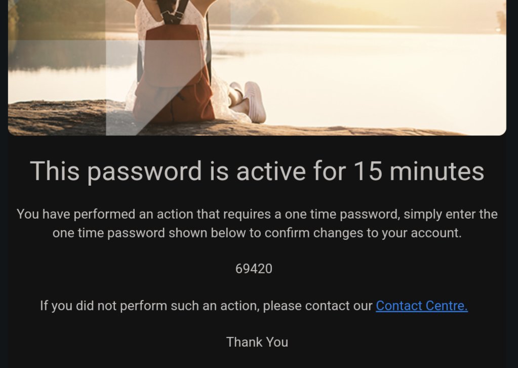 Techtosterone's tweet image. My OTP code today. Friday just got better 😂😆