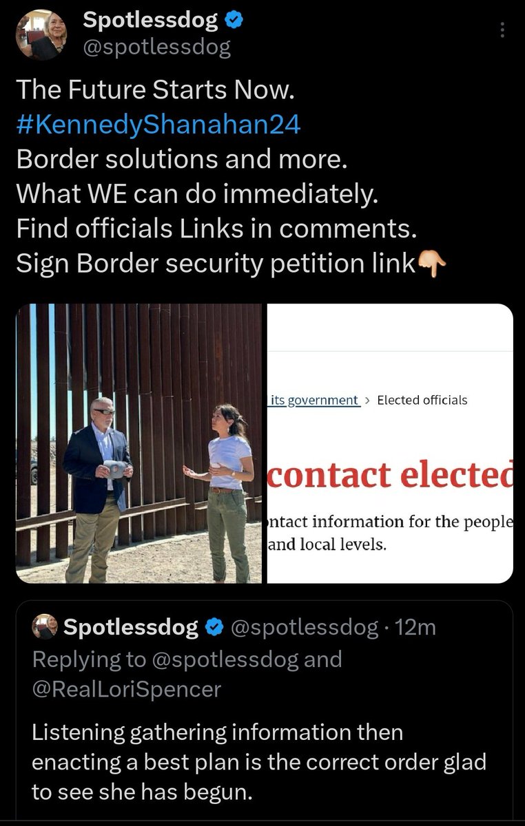Let Go. The Future Starts Now. 
In one move addressing 
BorderSecurity  Election integrity

Stop Digital Id🔹️End Abusive Hiring
Stop incentive🔹️ illegal immigrants 
Stem drug and human Trafficking 
Access to Usable Id for All Citizens