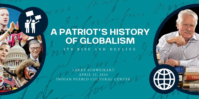 For RGF's first luncheon of 2024 we are pleased to welcome author Larry Schweikart who will be dicussing his recent book, 'A Patriot’s History of Globalism.' Date is Monday, April 22nd. Details (including an evening event in Roswell) here: errorsofenchantment.com/luncheon-event… #nmpol