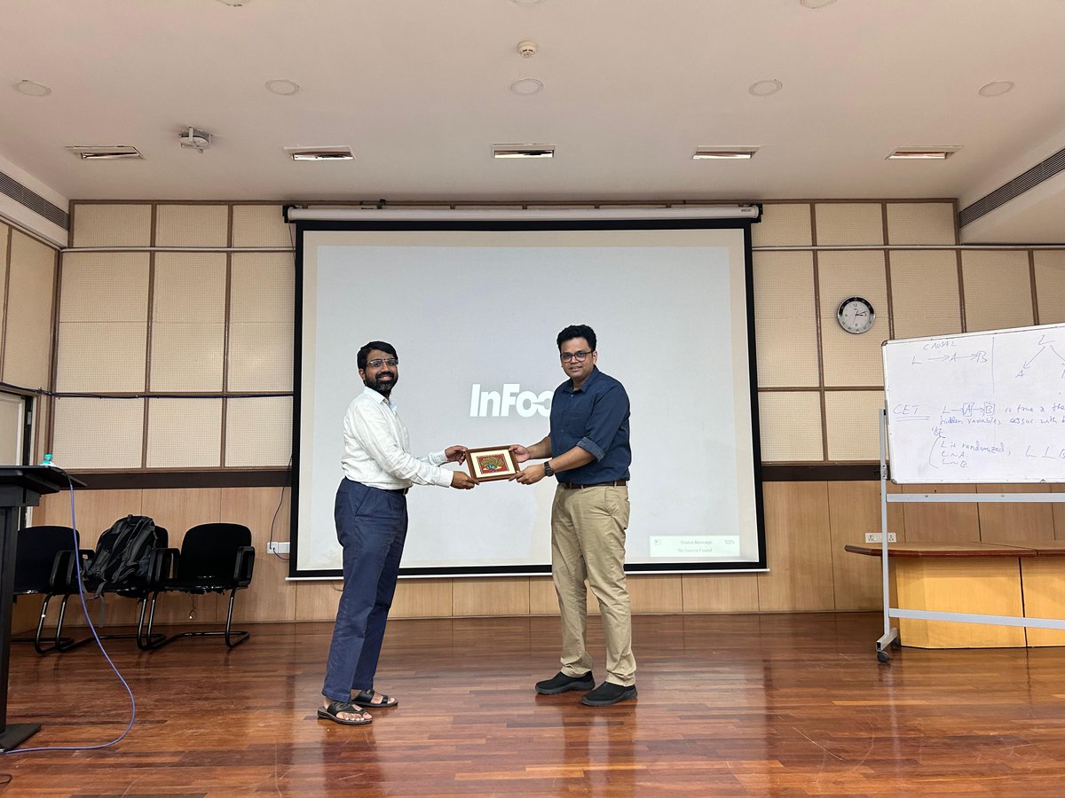 Delighted to host Bharath @indianbiome at @iitmadras for an @IBSE_IITM seminar! Wonderful overview of a lot of exciting microbiome work, including several exciting initiatives such as @metasub. Thanks, Bharath!