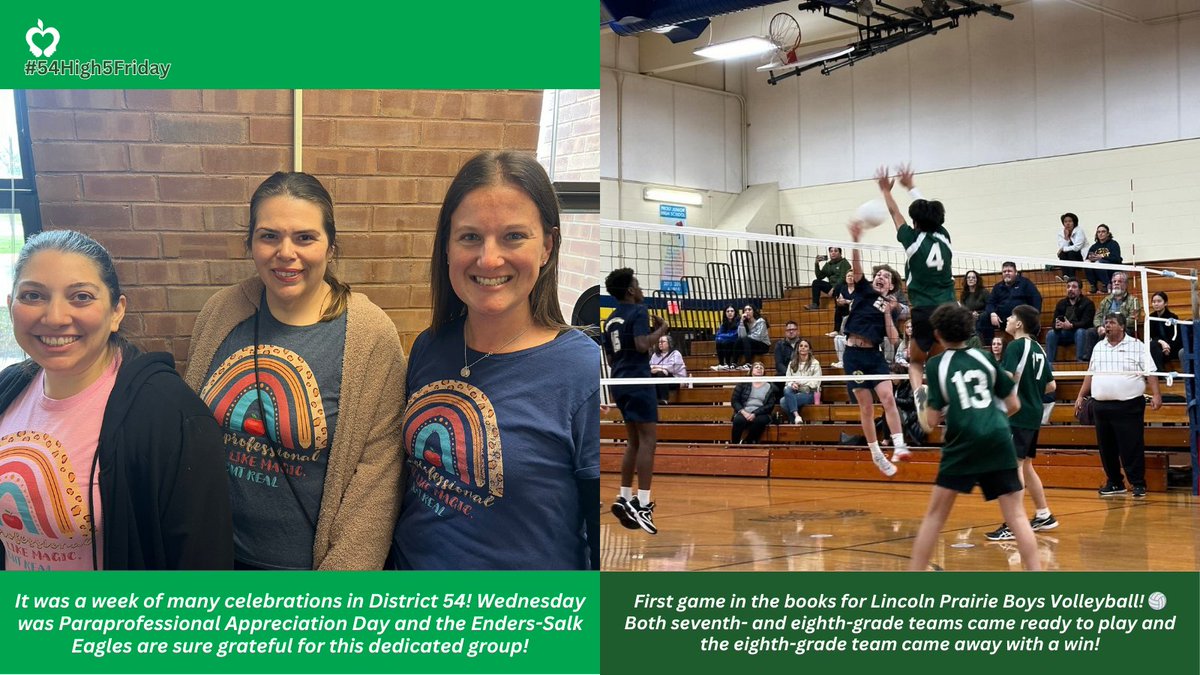 It's #54High5Friday! Check out the memorable moments we're celebrating this week! @Stevenson_D54 @AddamsCrusaders @HHooverhawks @EndersSalk @LPPrairieDogs
